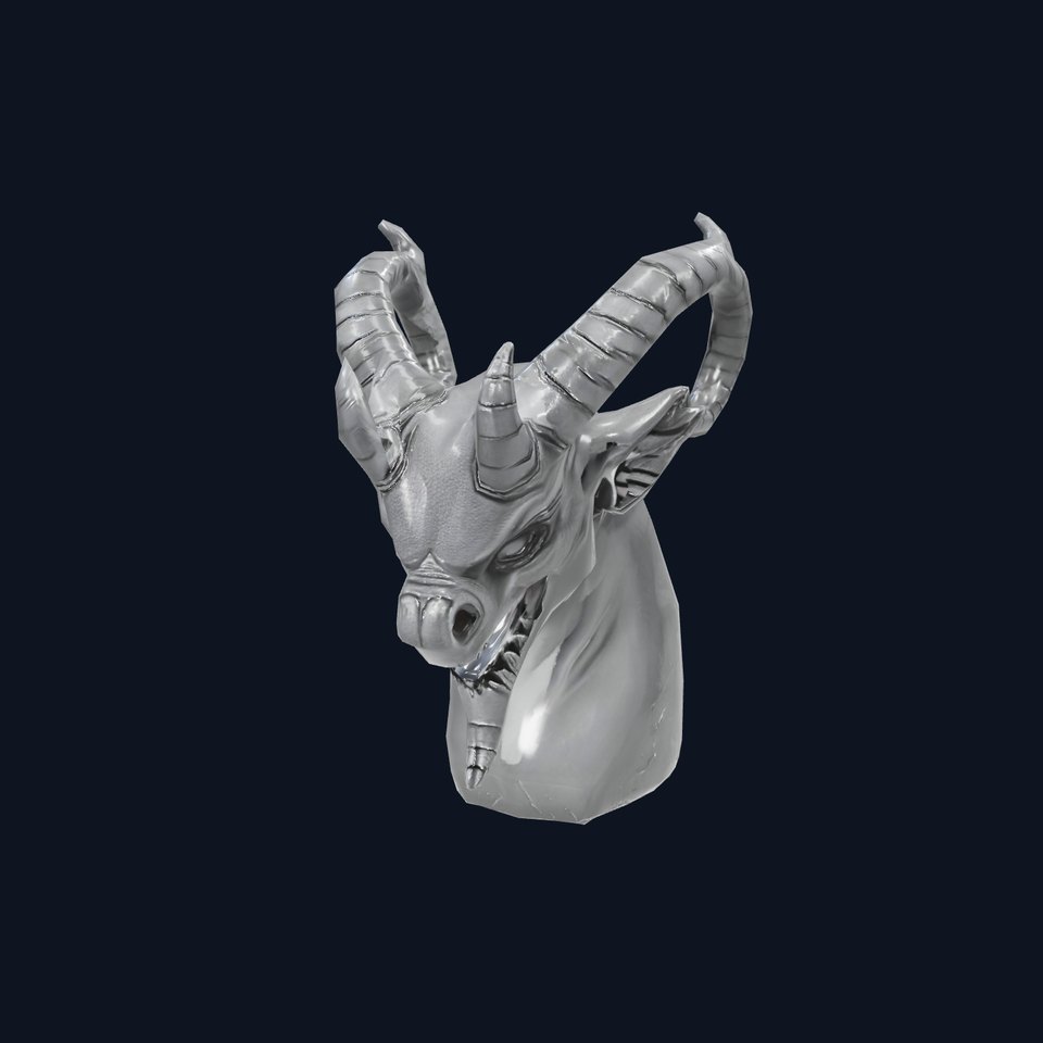 Dark Demon Bust model pack